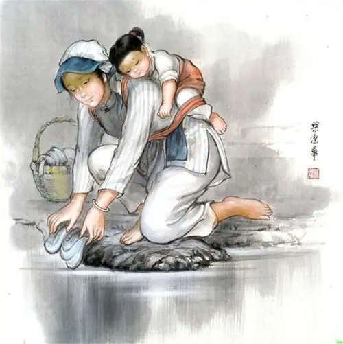 慈母手中线，游子身上衣
